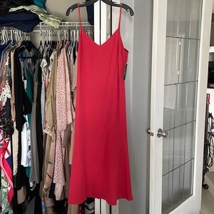 Lulus dress size large in a tomato red